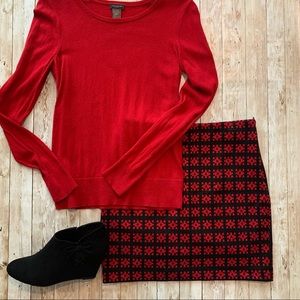 Adrienne Vittadini Pencil Skirt Sz 4